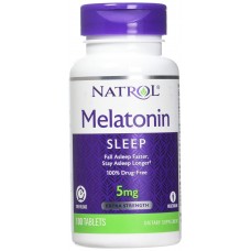 Natrol Suplemento de Melatonina 5mg Time Release (100 Comprimidos)